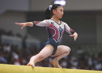 岸里奈選手（写真提供：日本体操協会）